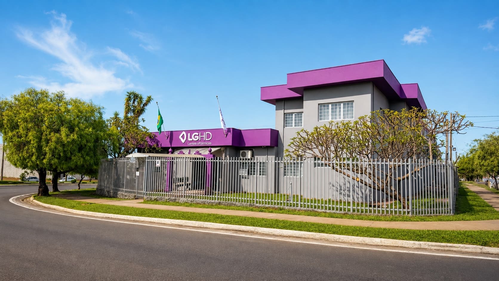 Fachada da sede da LG HD